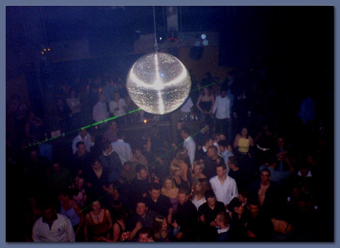 overhead shot of the crowd