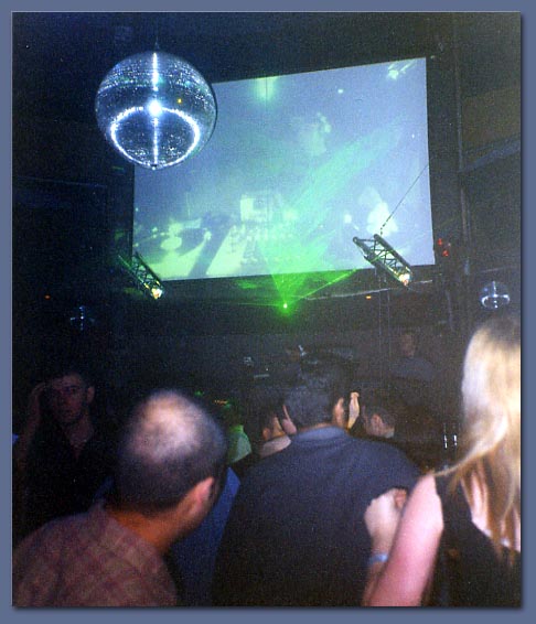 dave on the big screen